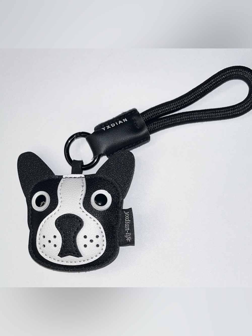 Black & White Boston Terrior Dog Charm